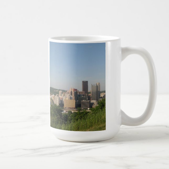 Taza De Café Panorama de Pittsburgh (Derecha)
