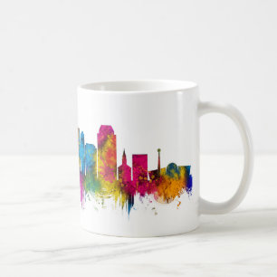 Taza De Café Panorama de Springfield Massachusetts