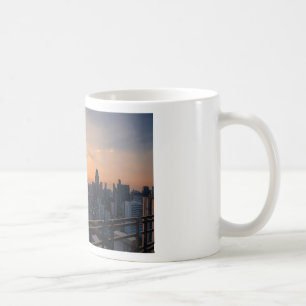 Taza De Café Panorama del cielo de Bangkok