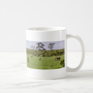 Taza De Café Panorama del Elefante Escénico