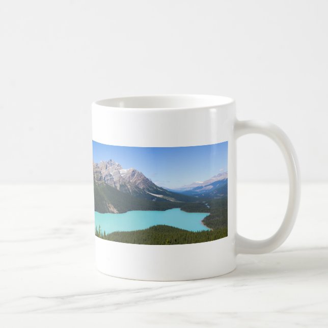 Taza De Café Panorama del lago Peyto, Banff Alberta (Derecha)