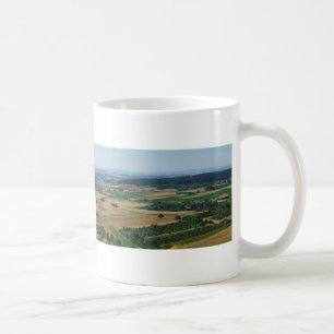 Taza De Café Panorama del paisaje rural alemán