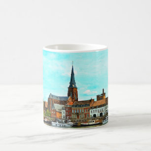 Taza De Café Panorama elegante de Maastricht