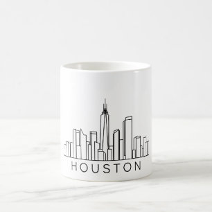Taza De Café Panorama urbano de Houston