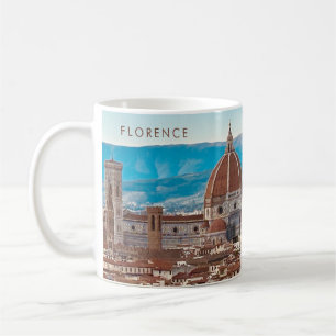 Taza De Café Panorámica de Florencia Italia