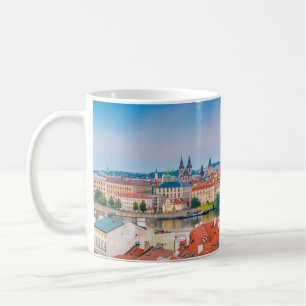 Taza De Café Panorámico Charles Bridge Prague Skyline