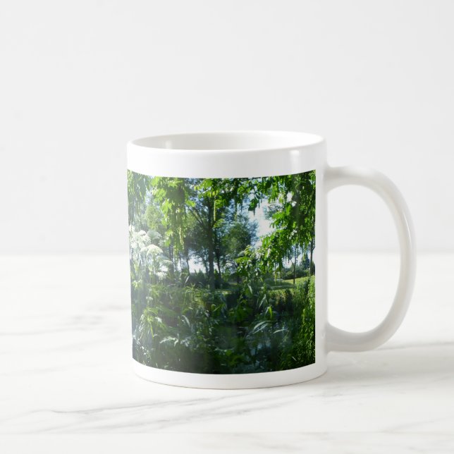 Taza De Café Panorámico Sunny Park Coffee Mug (Derecha)