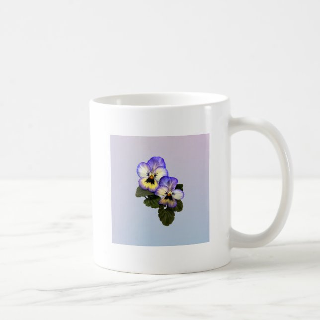 Taza De Café Pansy Duo (Derecha)