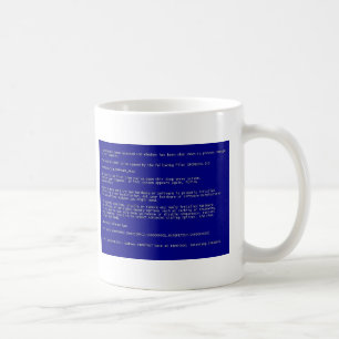 Taza De Café Pantalla azul de la muerte