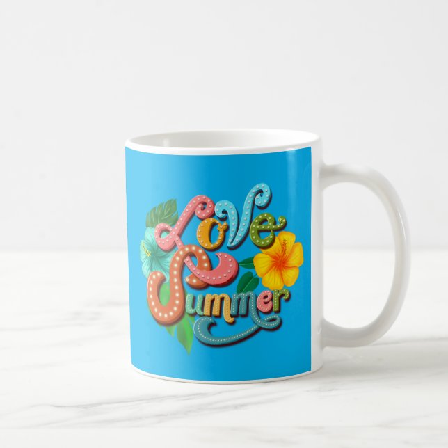 Taza De Café Pantalla solar de verano (Derecha)