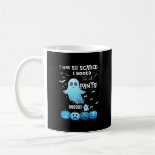 Taza De Café Pantalones abucheados Halloween Fantasma Calabazas