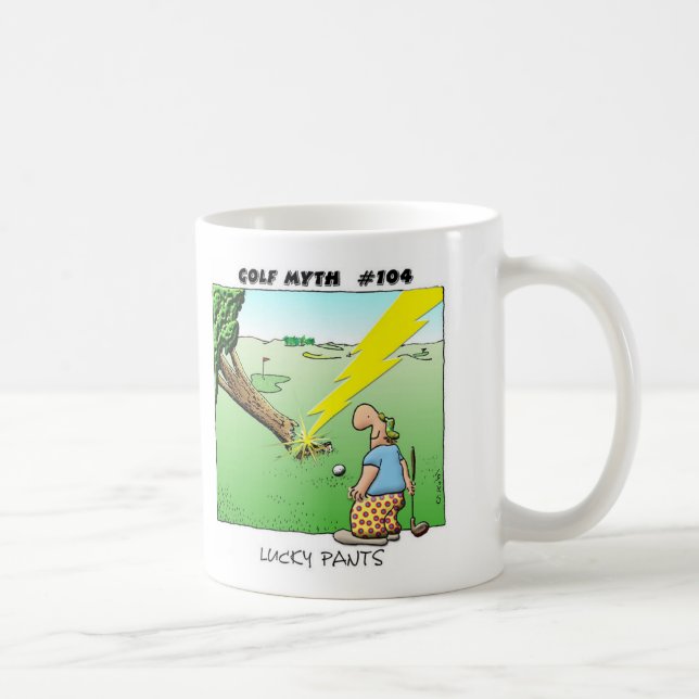 Taza De Café Pantalones afortunados (Derecha)