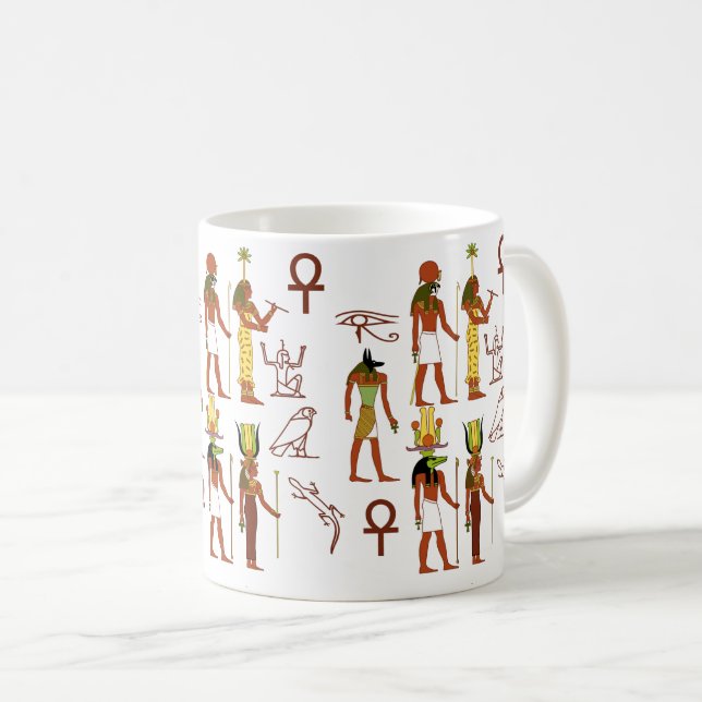 Taza De Café Panteón egipcio antiguo (Anverso derecho)