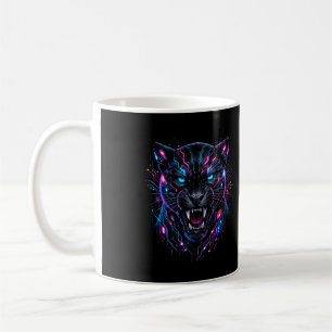 Taza De Café Pantera Cibernética