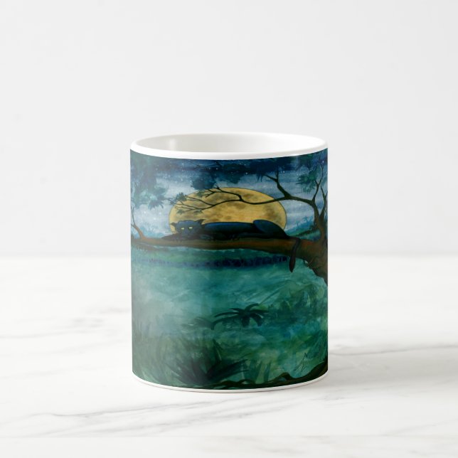 Taza De Café Pantera de la selva (Centro)