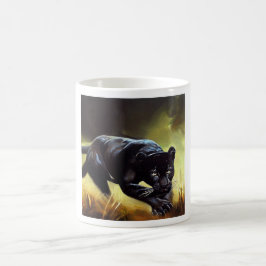 Taza De Café Pantera negra (9) Gato salvaje