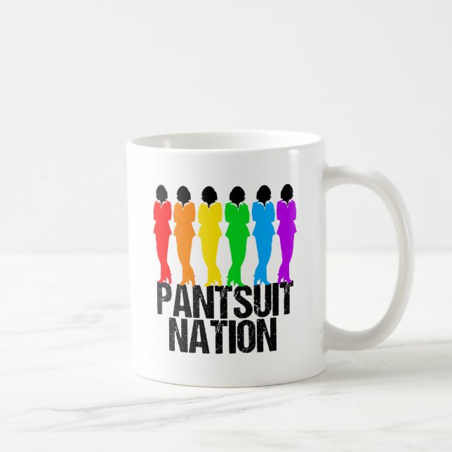 Taza De Café Pantsuit Nation Rainbow Women (Derecha)