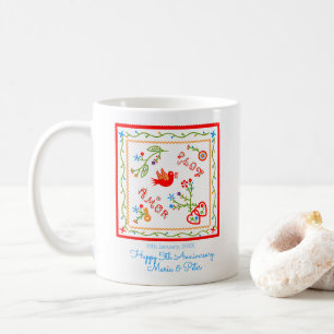 Taza De Café pañuelos de amor de San Valentín