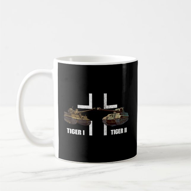 Taza De Café Panzer Ww2 Armorizado Tigre I Tigre Ii Alemán Fuer (Izquierda)