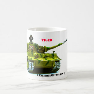 TAZA DE CAFÉ PANZERKAMPFWAGEN VI , TIGRE
