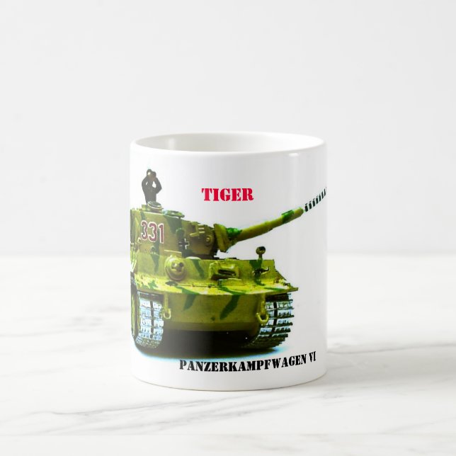 TAZA DE CAFÉ PANZERKAMPFWAGEN VI , TIGRE (Centro)