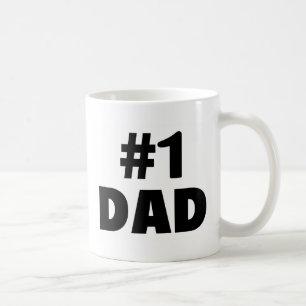 Taza De Café Papá #1 (negro)