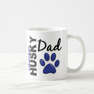 Taza De Café Papá 2 del husky siberiano