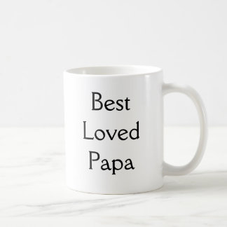 Taza De Café Papá amada mejor