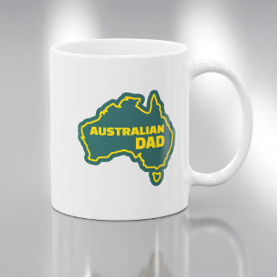 Taza De Café Papá australiano - Mug del Día del Padre para un a