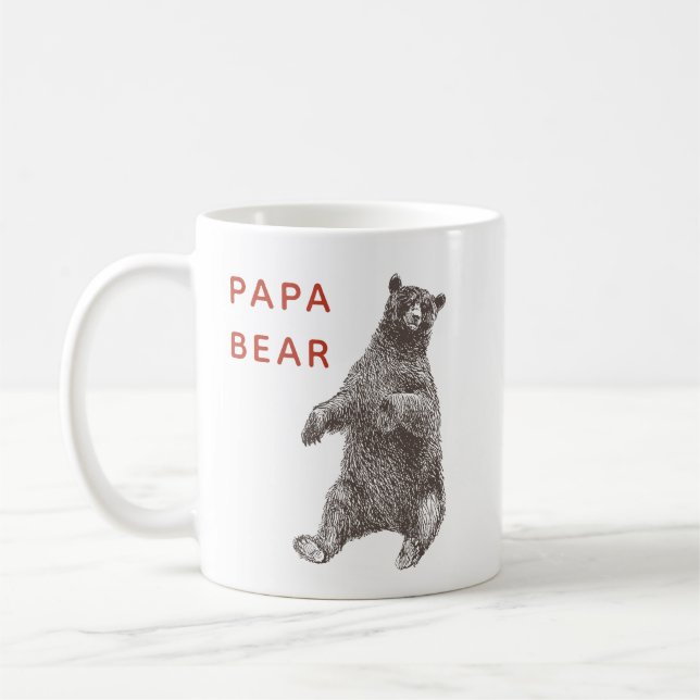 Taza De Café Papa Bear (Izquierda)