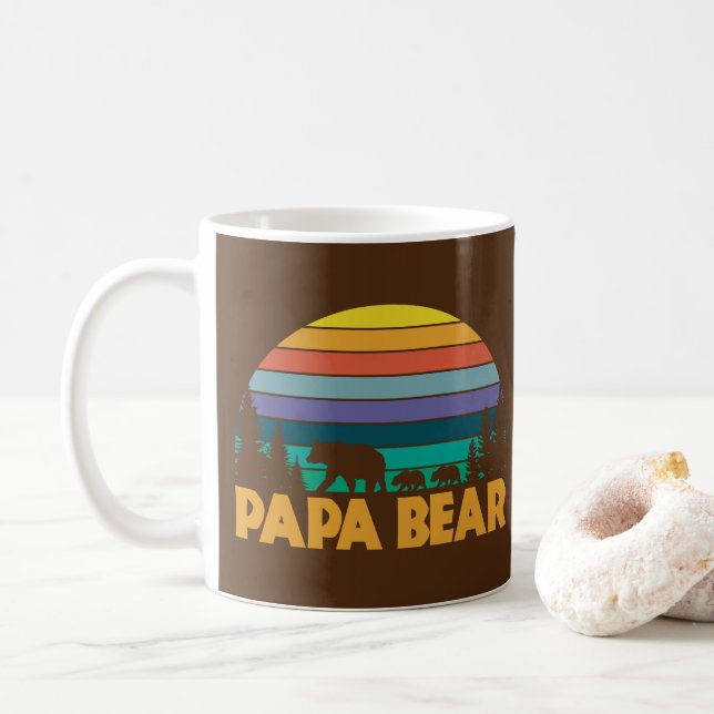 Taza De Café Papa Bear (Con donut)