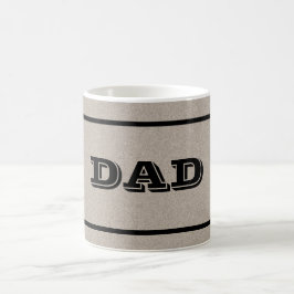 Taza De Café Papa Beige Mug