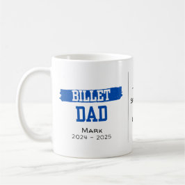 Taza De Café Papá Billet Personalizado Con Cita Sentimental