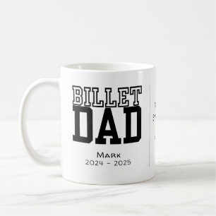 Taza De Café Papá Billet Personalizado Con Cita Sentimental