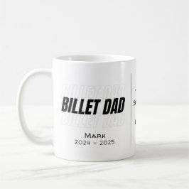 Taza De Café Papá Billet Personalizado Con Cita Sentimental