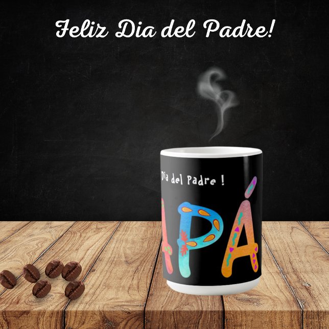 Taza De Café Papá Bold Geométrico Boho Mug (Subido por el creador)
