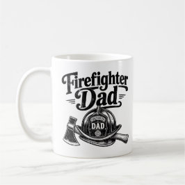 Taza De Café Papá Bombero – Héroe, Protector, Leyenda