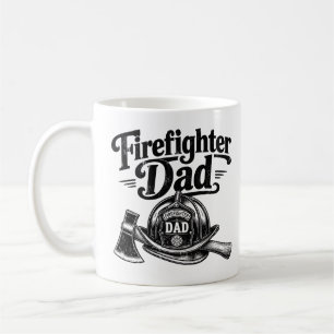 Taza De Café Papá Bombero – Héroe, Protector, Leyenda