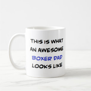 Taza De Café papá boxeador, genial