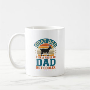 Taza De Café Papá Cabra Como un Papá Normal Pero Más Guay Camis