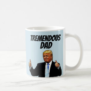 TAZA DE CAFÉ PAPÁ CAFÉ MUG, DONALD TRUMP MUG DEL DÍA DEL PADRE