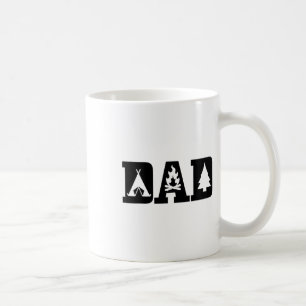 Taza De Café Papá campista Día del Padre Aventura al aire libre
