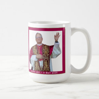 Taza De Café Papa católico León