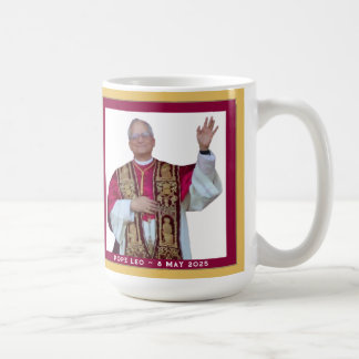 Taza De Café Papa católico León