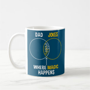 Taza De Café Papá Chistes Graph Chart Divertido papá