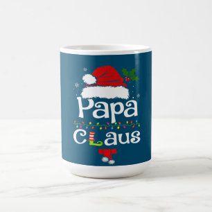 Taza De Café Papa Claus Navidades Camisas Pajama