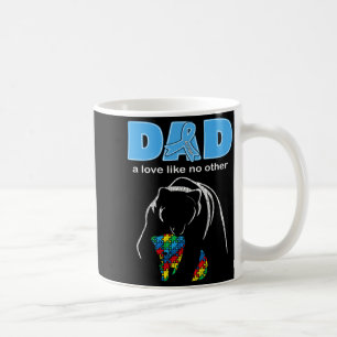 Taza De Café Papá Conciencia del Autismo Amor Orgulloso Hijo Au