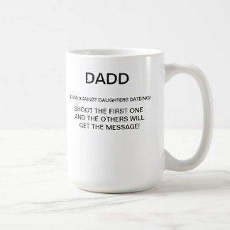 TAZA DE CAFÉ PAPÁ CONTRA LA HIJA DATEING