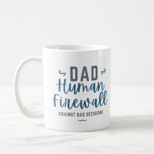 Taza De Café Papá Cortafuegos Humano Divertido