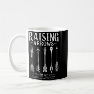 Taza De Café Papá Criando Flechas Día del Padre Papá Cristiano